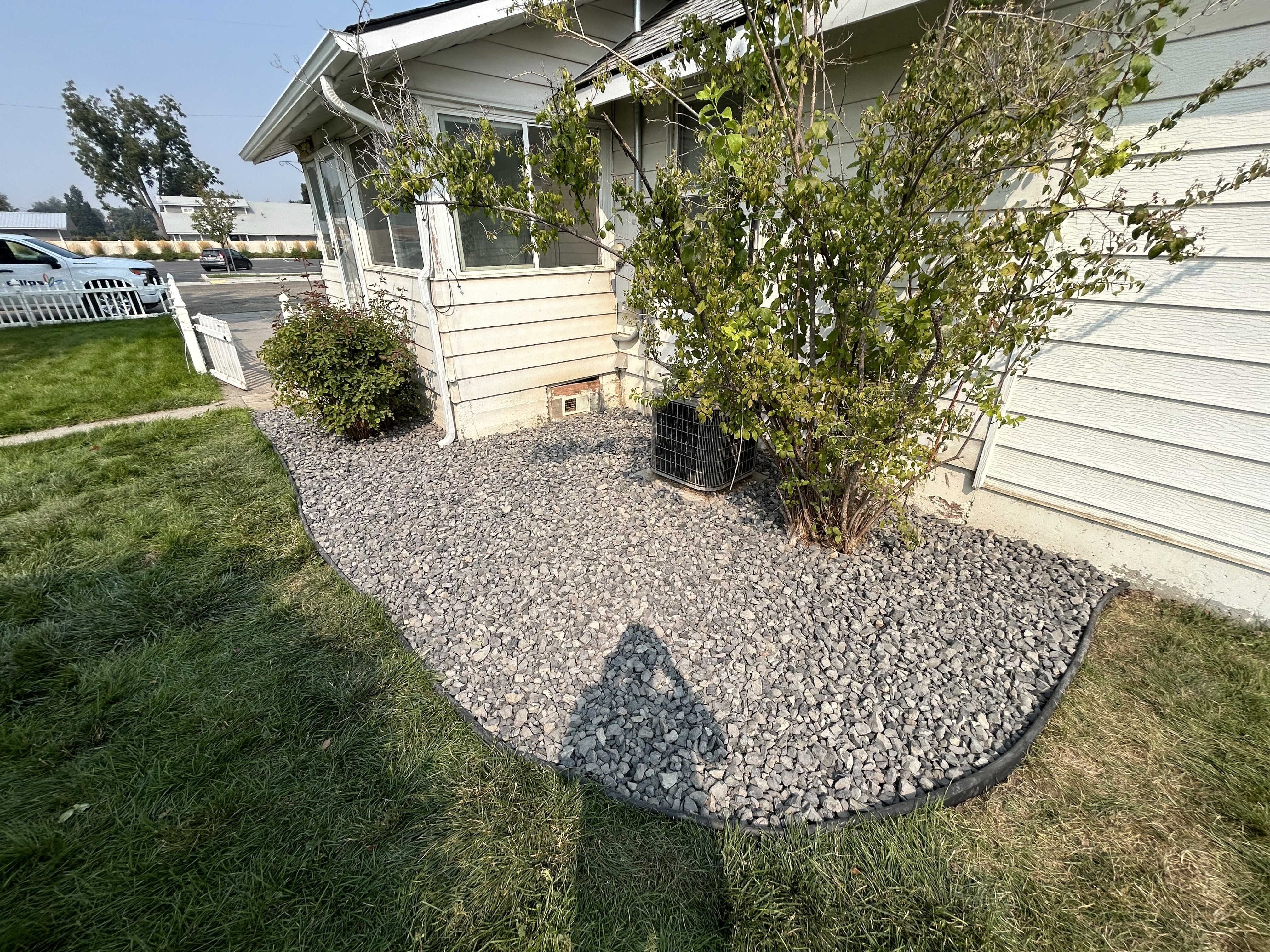 Project 01 after landscaping work was completed