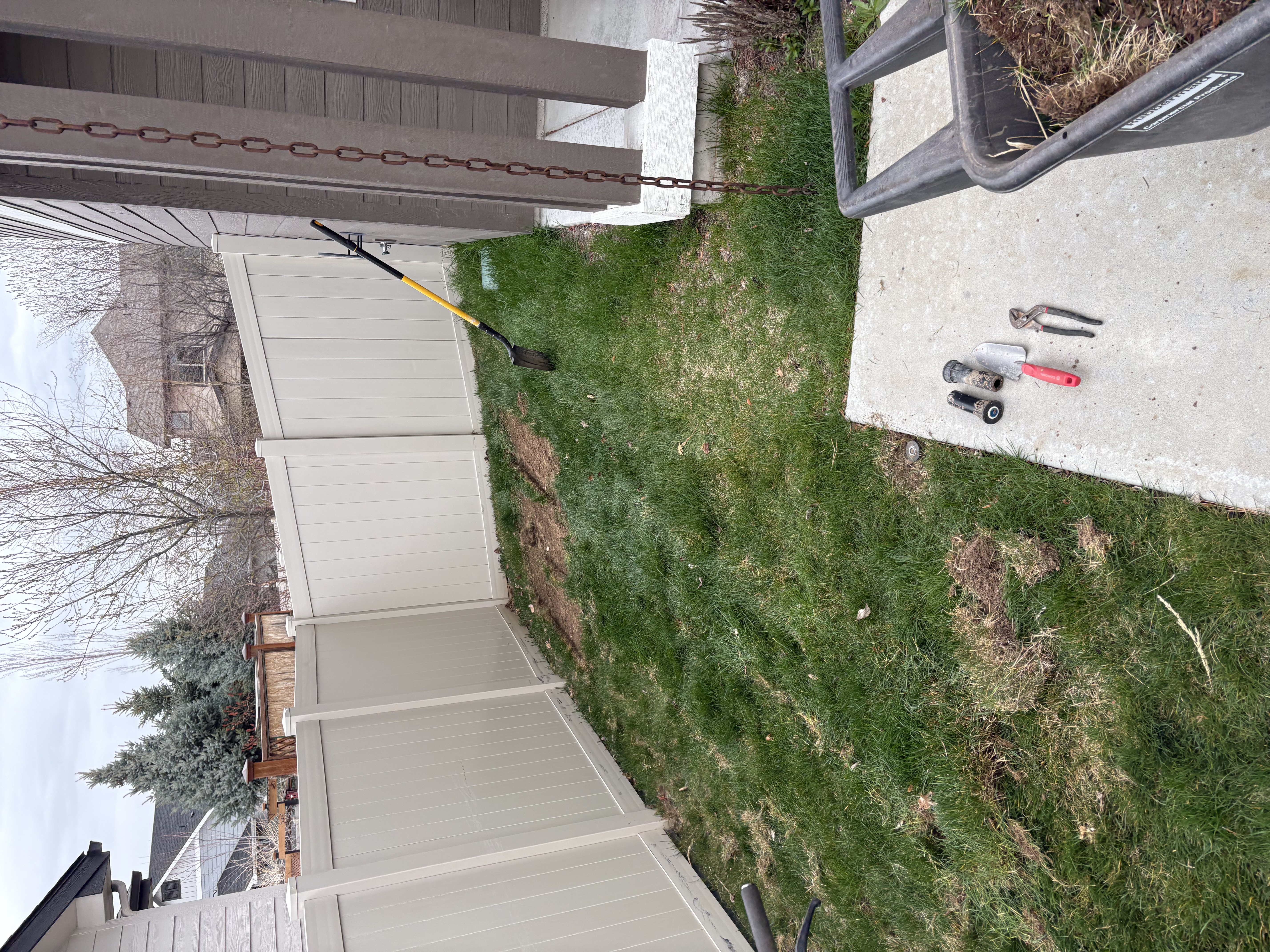 Project 03 patio and yard before rock and plant installation